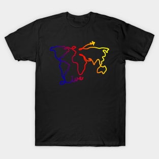 Live and travel the world T-Shirt